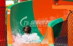 Open Spiral Slide Water Park Equipment
