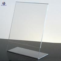 Buy cheap 100% Virgin PMMA Acrylic Sign Holder Table Top With Custom Logo Modern Style product