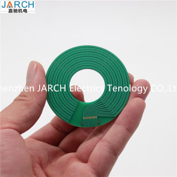 Buy cheap Pancace Through Bore Slip Ring , Pancake Small Slip Ring 250RPM Speed 5mm Thickness from wholesalers