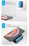 PC Material Portable Phone Charger 4500mAh Qi Wireless Charger Power Bank