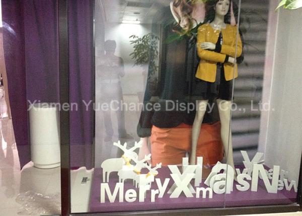 Buy cheap Wide Range Materials Shop Display Christmas Decorations Decorative PVC Christmas Letters from wholesalers