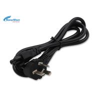 Buy cheap 6FT Power Cord Cable 18AWG PVC IEC C5 3 Prong AC 0.75mm2 Bare Copper Conductor product