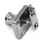 zinc alloy Single Glass Door Lock , Display Cabinet Lock For 8-12mm glass