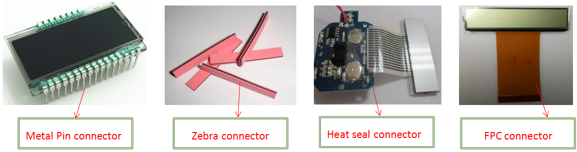 Seven Segment Lcd Screen Customized Size Lcd Display Module Reflective Lcd