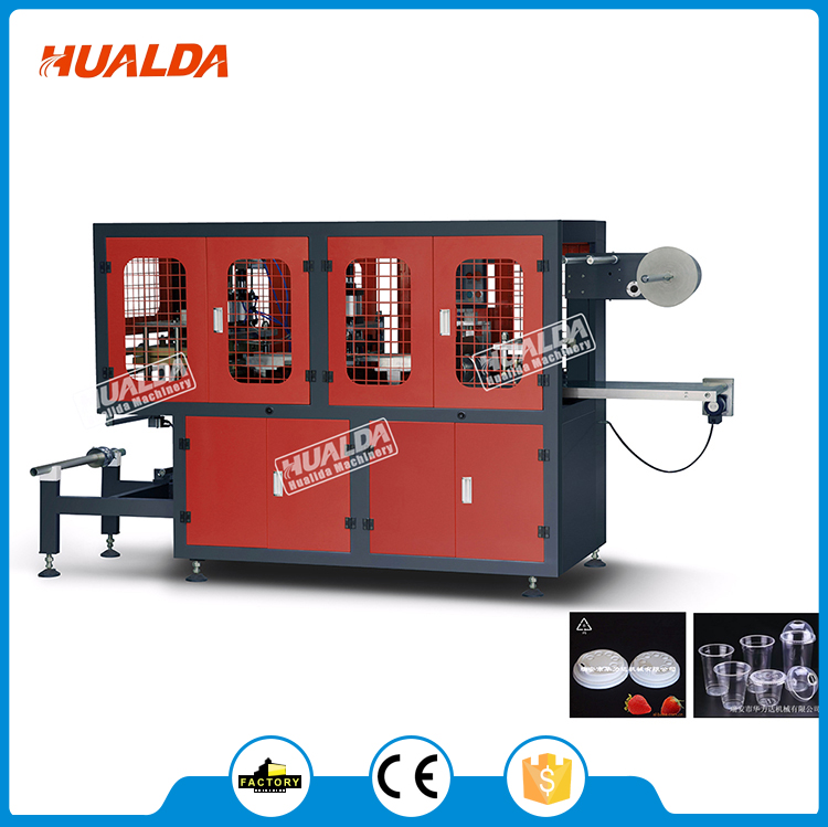 Durable Coffee Plastic Cup Forming Machine Custom Logo OEM / ODM Service