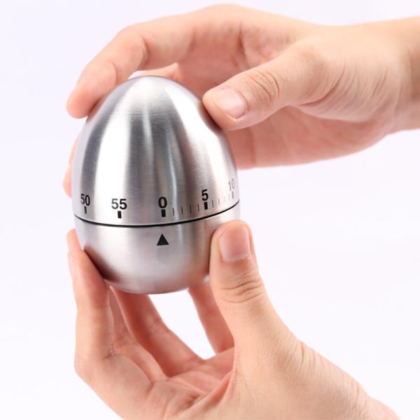 Buy cheap Stainless Steel Vintage Hourglass Egg Shaped Kitchen Timer from wholesalers