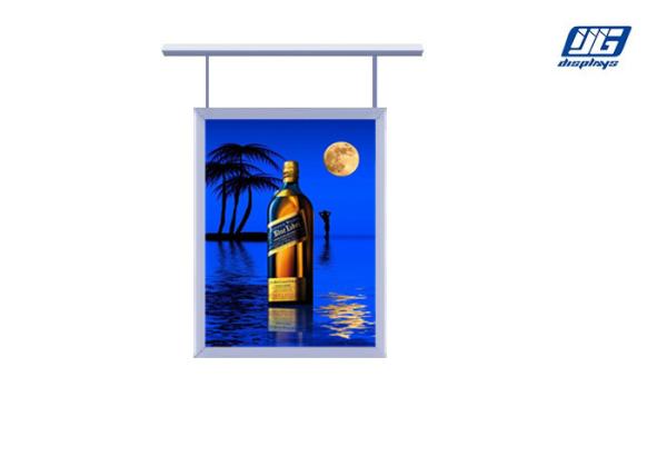 Buy cheap Double Sided High Lighting Bar Hanging Snap Poster Display Frames from wholesalers
