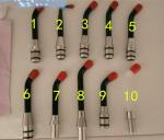 Black Dental Led Curing Light Glass Optical Fiber Guide Rod Tip 8mm 10mm 12mm