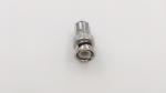 Male Straight 50 Ohm Coax With Bnc Connectors Panel Mounting DC 4GHz Nickel