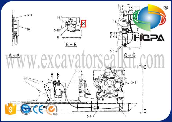 102-8007 1028007 Stepping Throttle motor FOR Caterpilar CAT 307 307B E307