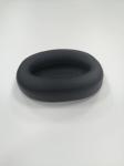 PU protein leather ear cushion black color for the accessories headphone wired