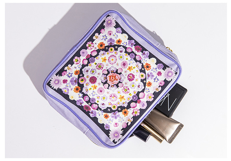 Simple Style Multifunction Polyester Cosmetic Bag