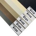 120g/M2 Semi Blackout Roller Blinds Zebra Blinds Fabric ISO105B02