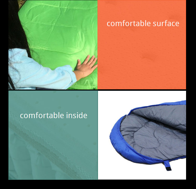 Customized Top Quality Lightweight Camping Sleeping Bag Outdoor Traveling Sack Portable Warm Envelope Backpacking Sleeping Bag