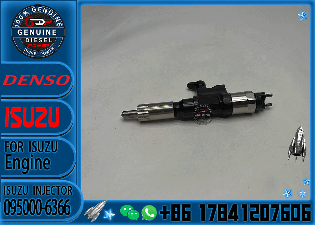 Good price diesel fuel injector 095000-6363 common rail injector 095000-6364 095000-6366 for Mitsubishi L200