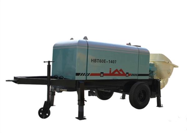 Buy cheap Trailer Electric Concrete Pump , 6.7Mpa Pressure 60m3 / h Concrete Pump Truck Rental from wholesalers