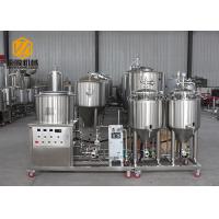 Buy cheap Conical 100L Automatic Brewing System Stainless Steel / Red Copper Body product