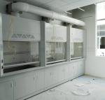 Epoxy Coated Steel Laboratory Fume Hood Multipurpose White Color
