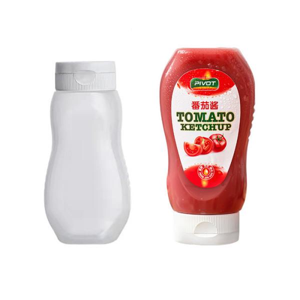 Buy cheap 330g Salad Sauce Condiment LDPE Plastic Squeeze Bottles With Flip Top Cap from wholesalers