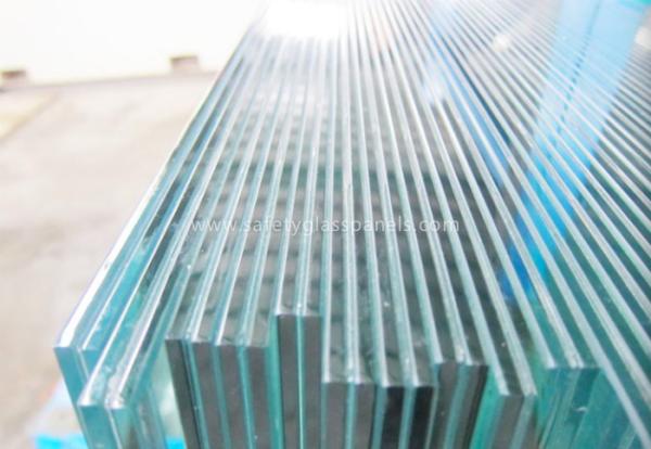Buy cheap External Balustrade Glass Handrails For Stairs , Flat / Curved Glass 15mm from wholesalers