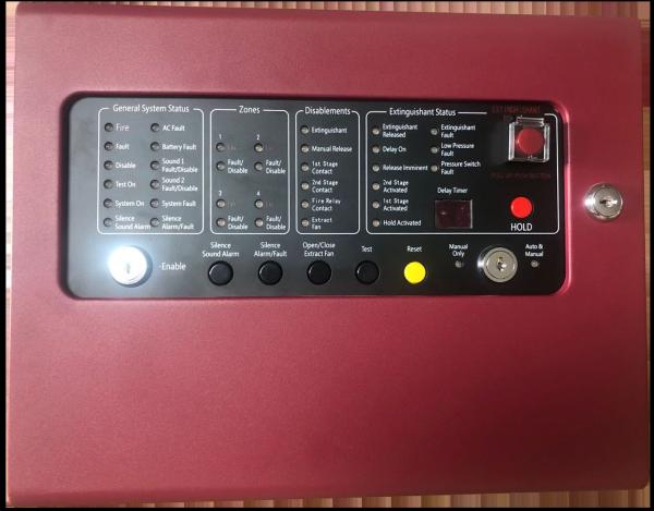 Buy cheap 50Hz / 60Hz Red FM 200 Fire Alarm System Control Panel For Office Buildings from wholesalers