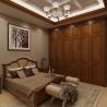 Buy cheap Red Oak Walnut Modern Bedroom Wardrobe Beautiful Wooden Storage Wardrobe from wholesalers