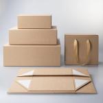 600g Foldable Jewellery Box Pink Black Red Cardboard Gift Box With Lid