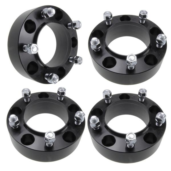 2" Hubcentric Black Wheel Spacers 5x150 For Toyota Tundra Land Cruiser 50mm,