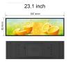Buy cheap VETO 23.1 Inch or other size Indoor LCD Screen Display Ultra Thin monitor Digital LCD Stretch Bar Display Signage from wholesalers