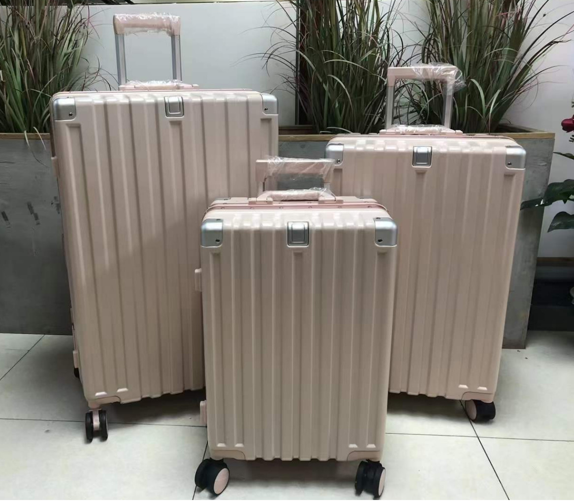 Custom Logo Luggage Zipper Female 20" Trolley Box Universal Wheel 24" Male Student Combination Box Travel Suitcase