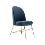 Padded Armless Upholstered Dining Chairs Kitchen Furniture High Density Sponge