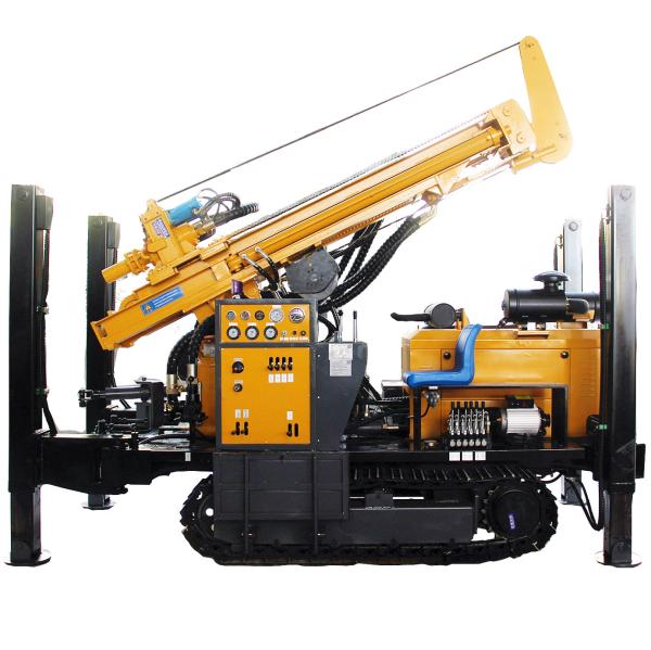 200M Pneumatically DTH Steel Crawler Drilling Depth 200M Water Well Drilling Rig