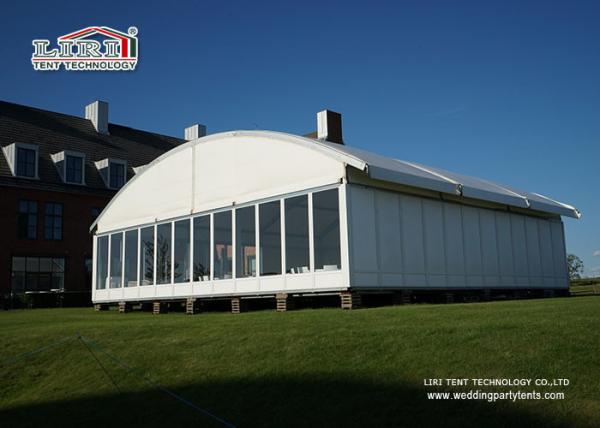 Buy cheap Tempering Glass Sidewall Aluminum 40mX50m Arcum Tent Hall Wedding Expo Marquee from wholesalers