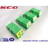 Buy cheap Automatic Shutter Cap Fiber Optic Adapter Duplex LC/APC PBT Green Without Flange from wholesalers