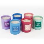 Glass Jar Scented Candle for Wedding Favors Customized Logo and Aromatherapy