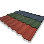 Brick Red Bond Classic Stone Coated Aluzinc Galvalume Metal Roofing Tiles Heat
