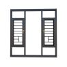 Buy cheap Bedroom Aluminum Black Broken Bridge Casement Windows with and Level 8 Air Tightness from wholesalers