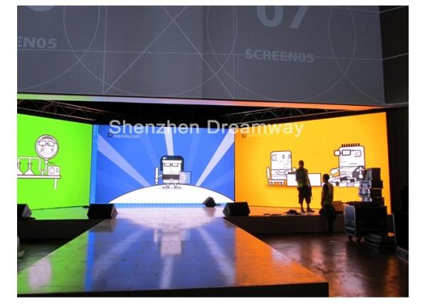Indoor Full Color P 6 Epistar SMD3528 LED Screen Rental For Show , S-VIDEO