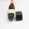 Buy cheap Multimode Flat Ribbon 850nm OM2 MPO Fiber Patch Cord from wholesalers
