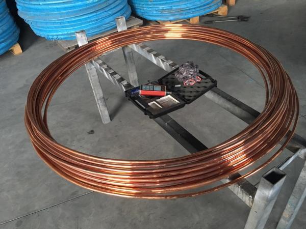 Buy cheap Tensile Strength 1350-1650Mpa Copper-Coated Steel Wire from wholesalers