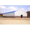 Buy cheap Large Span Steel Arch Buildings Metal Arch Roof Truss Sheds For Steel Material Storage from wholesalers