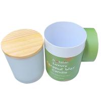 Buy cheap Cardboard Round Tube Packaging Box For Tea Light Candle Glass Bottle product