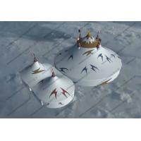 Buy cheap Easy Dismantle Pinnacle High Peak Frame Tent With Colorful PVC Cover Decoration product