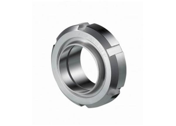 Buy cheap Din 11851 Sanitary Fittings Round Slotted Nut , Polished Industrial Pipe Fittings from wholesalers