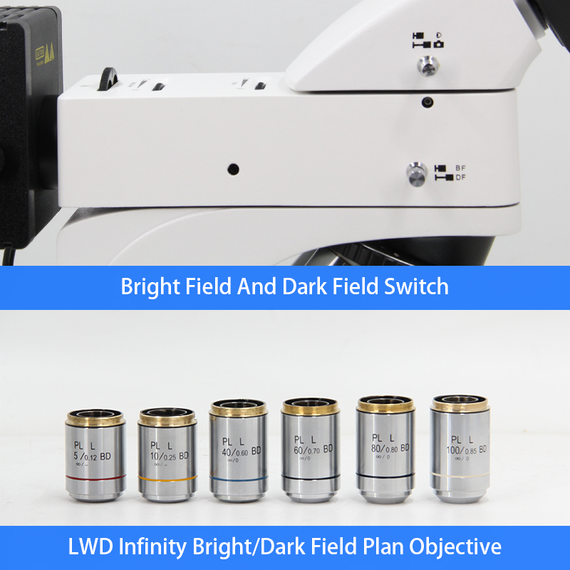 50X - 400X Research Metallurgical Optical Microscope Bright Field Microscopes A13.0211
