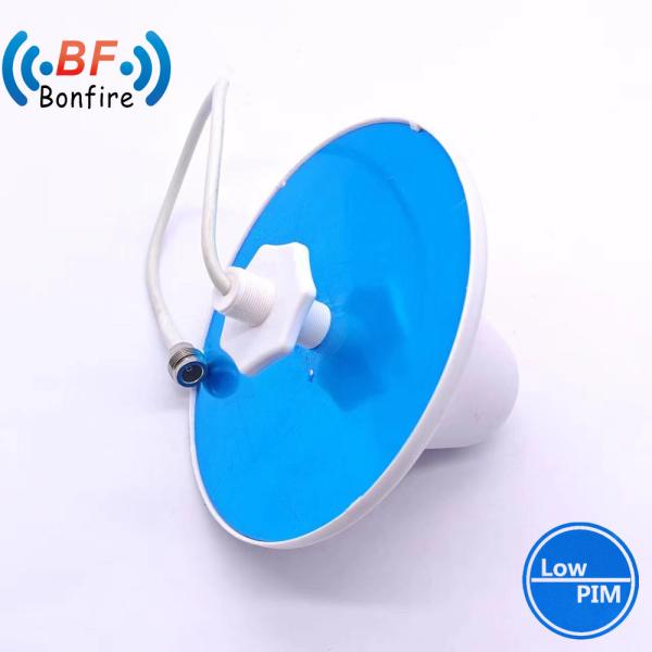 Buy cheap 4.3-10-F X2 Connector Type 698-806 806-960 1710-2700 3300-4000MHz Ceiling Antenna from wholesalers