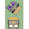Buy cheap Durable 40ft Container House , Prefabricated Cabin Homes For Camp / Farmhouse from wholesalers