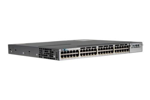 10/100/1000Mbps Cisco Core Switch 3850 , WS-C3750X-48PF-S Cisco 3850 Fiber