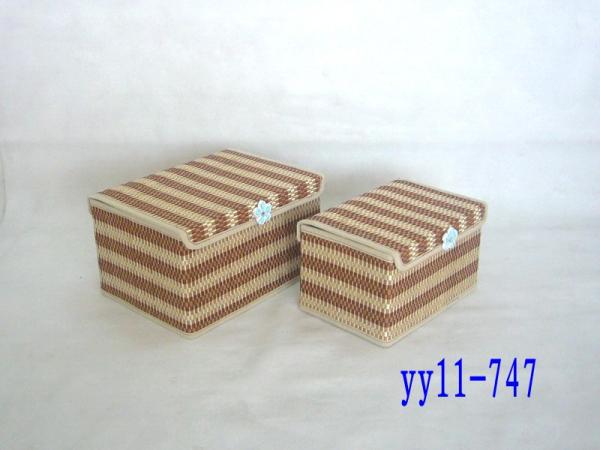 Buy cheap folding bamboo storage basket from wholesalers