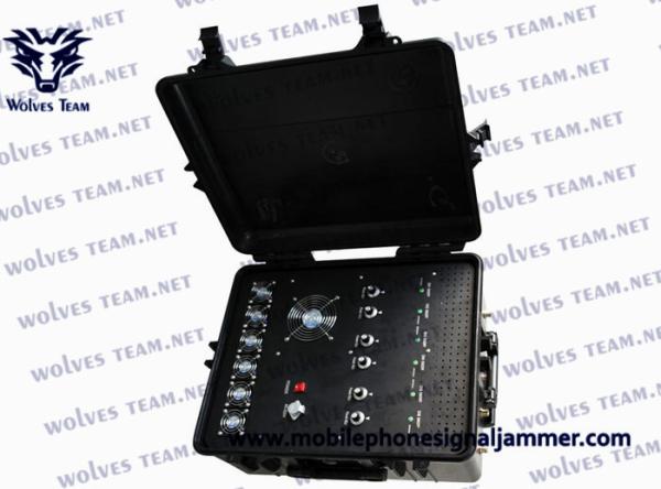 Military MultiBand Waterproof Outdoor Prison Jammer 350W High Power GSM 3G 4G